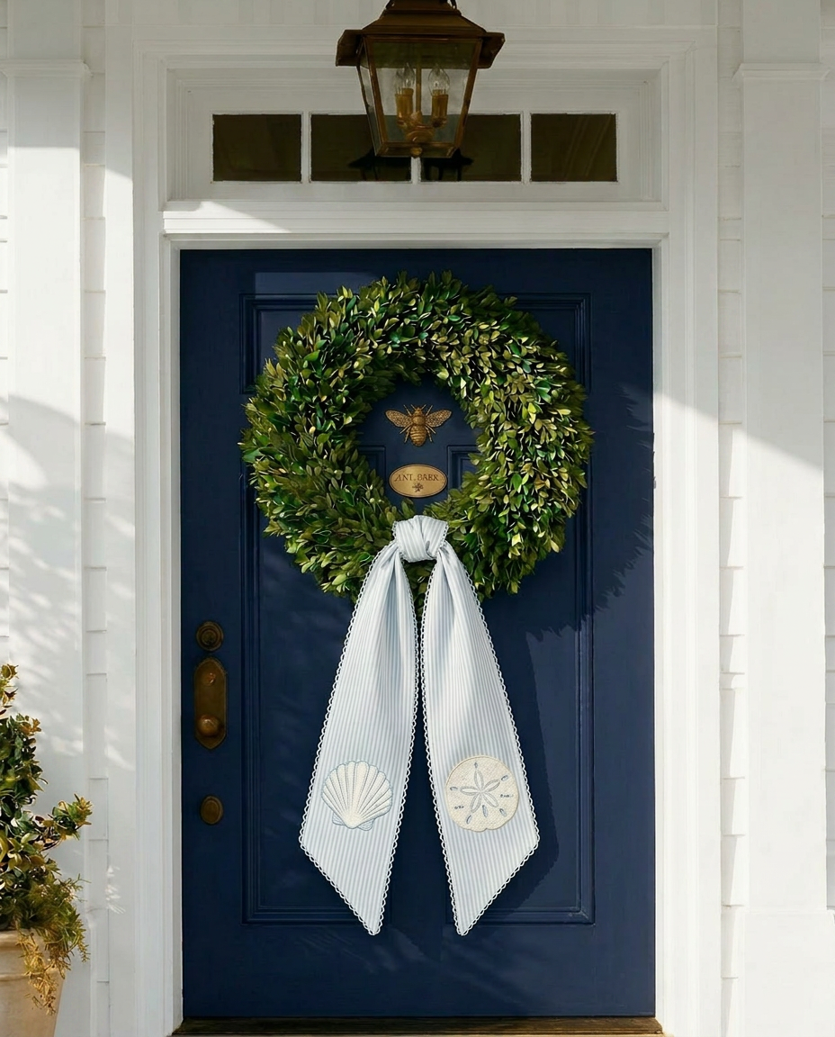 Summer Coastal wreath sash collection